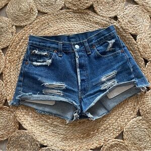 Vintage 70s Levis 522 Stamp 501 Denim Shorts